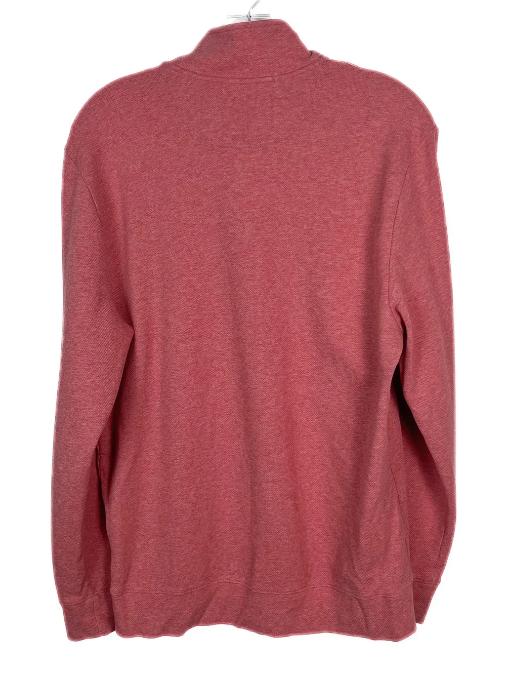 Vineyard Vines Perfomance 1/4 Zip Sweater Mens Medium Coral Golf Quarter Zip EUC
